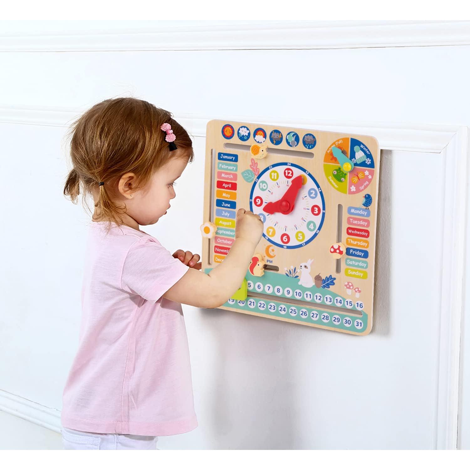 Calendario Diario Educativo de Madera TOOKYLAND 29.5x29.5 cm