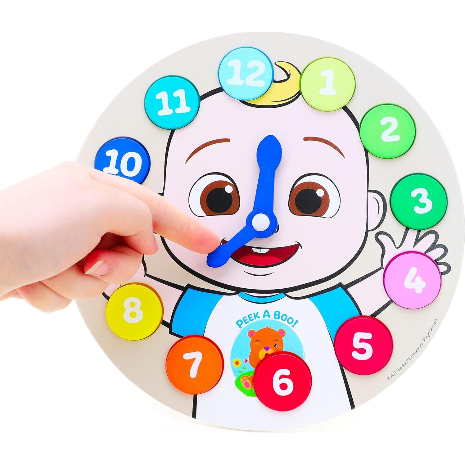 Rompecabezas de Reloj de Aprendizaje Cocomelon 22x21cm