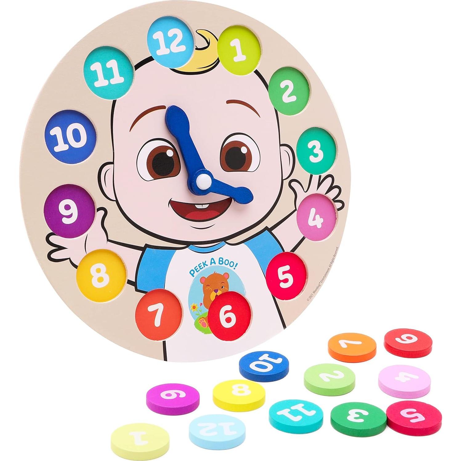 Rompecabezas de Reloj de Aprendizaje Cocomelon 22x21cm