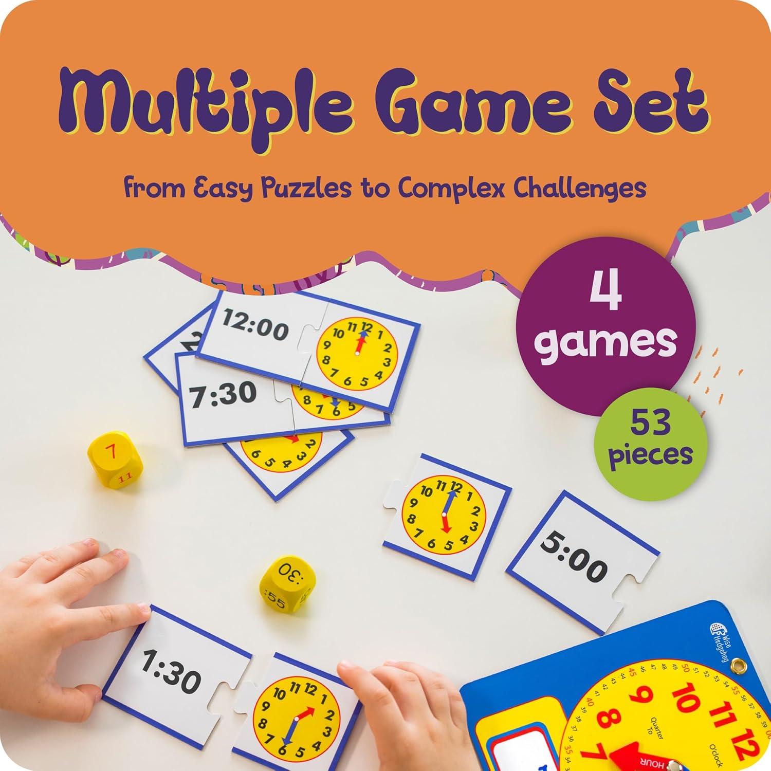 Juego de Aprendizaje del Tiempo SimplyZenith, 53 Piezas, 4 Juegos
