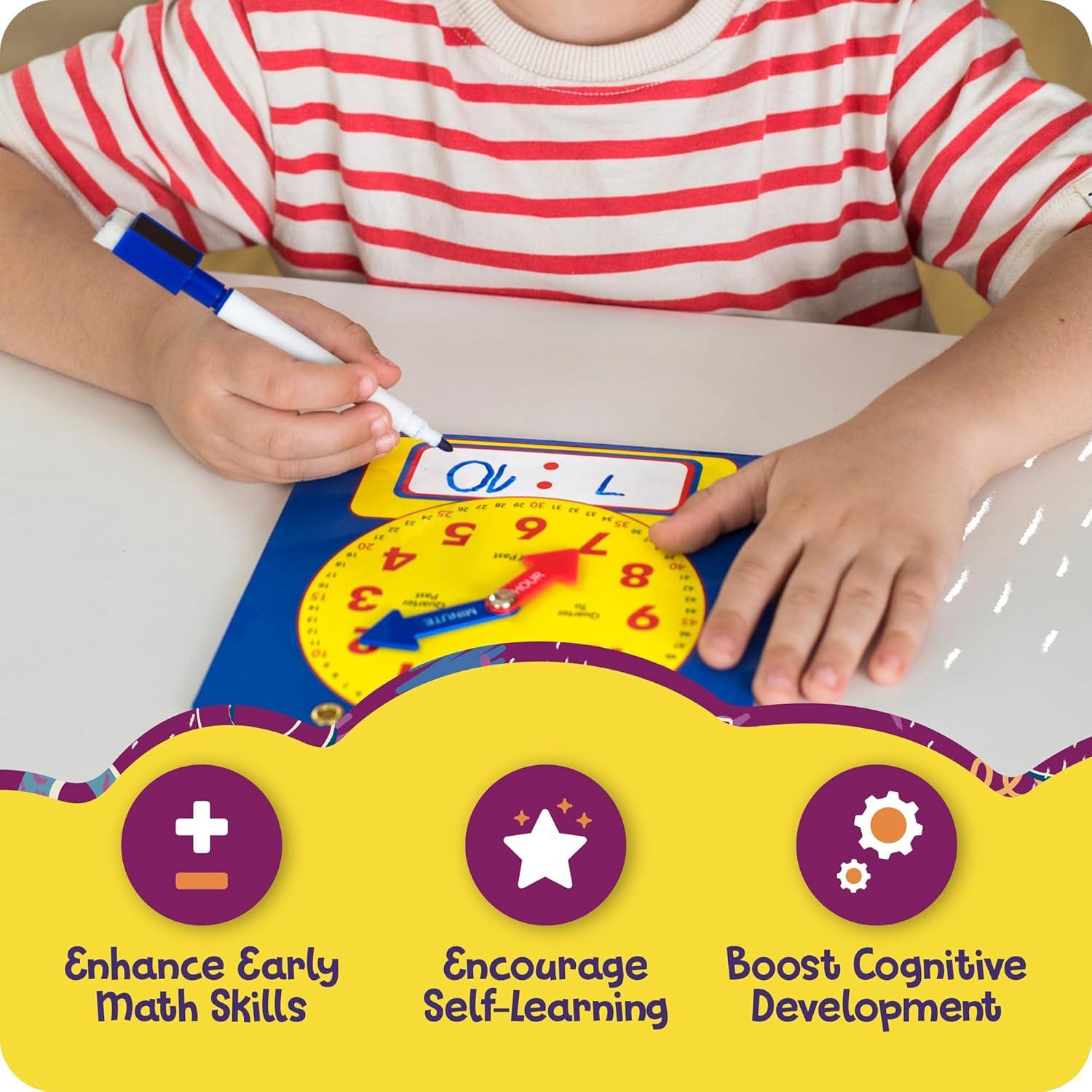 Juego de Aprendizaje del Tiempo SimplyZenith, 53 Piezas, 4 Juegos