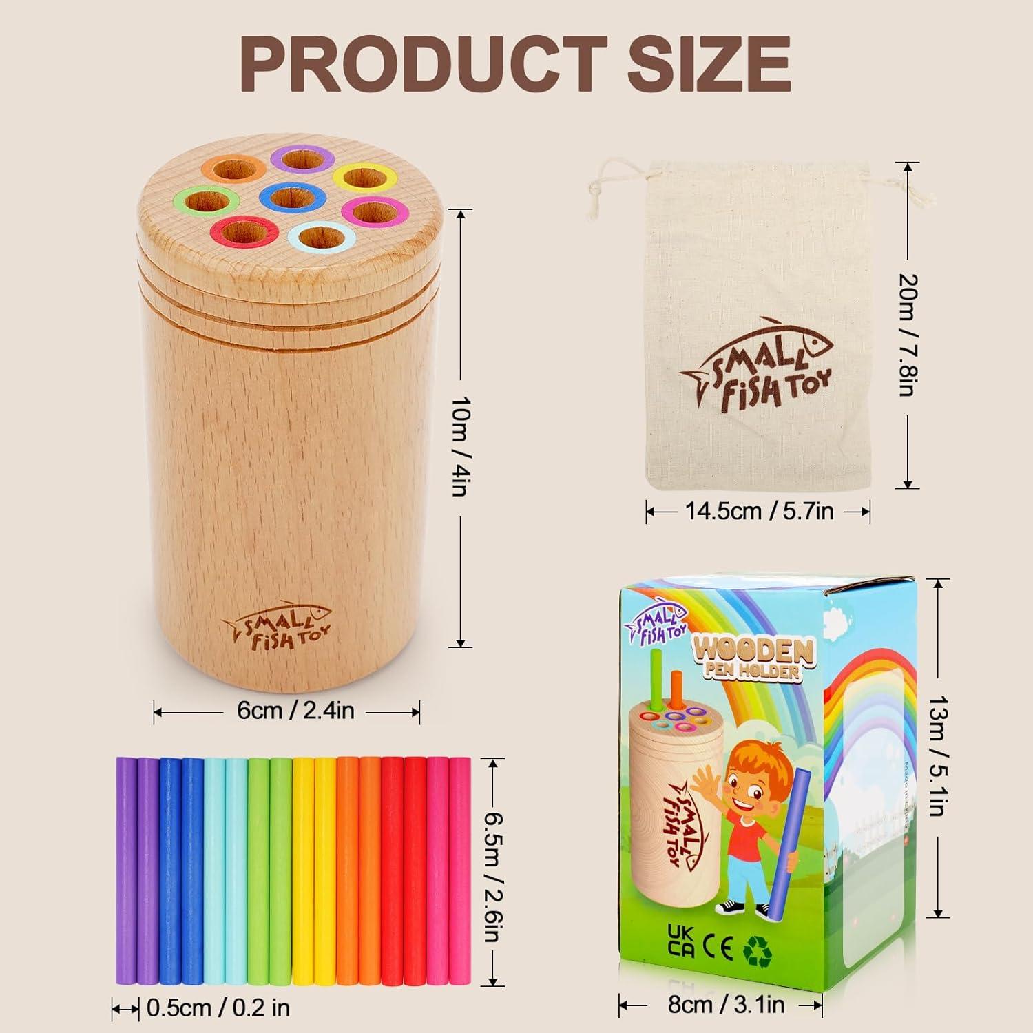 Juguetes Montessori de Madera PEQUEÑO PESCADO 0.23 kg