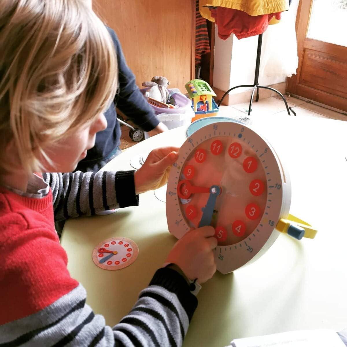 Reloj Educativo de Madera Janod Aprende a Decir la Hora 5+