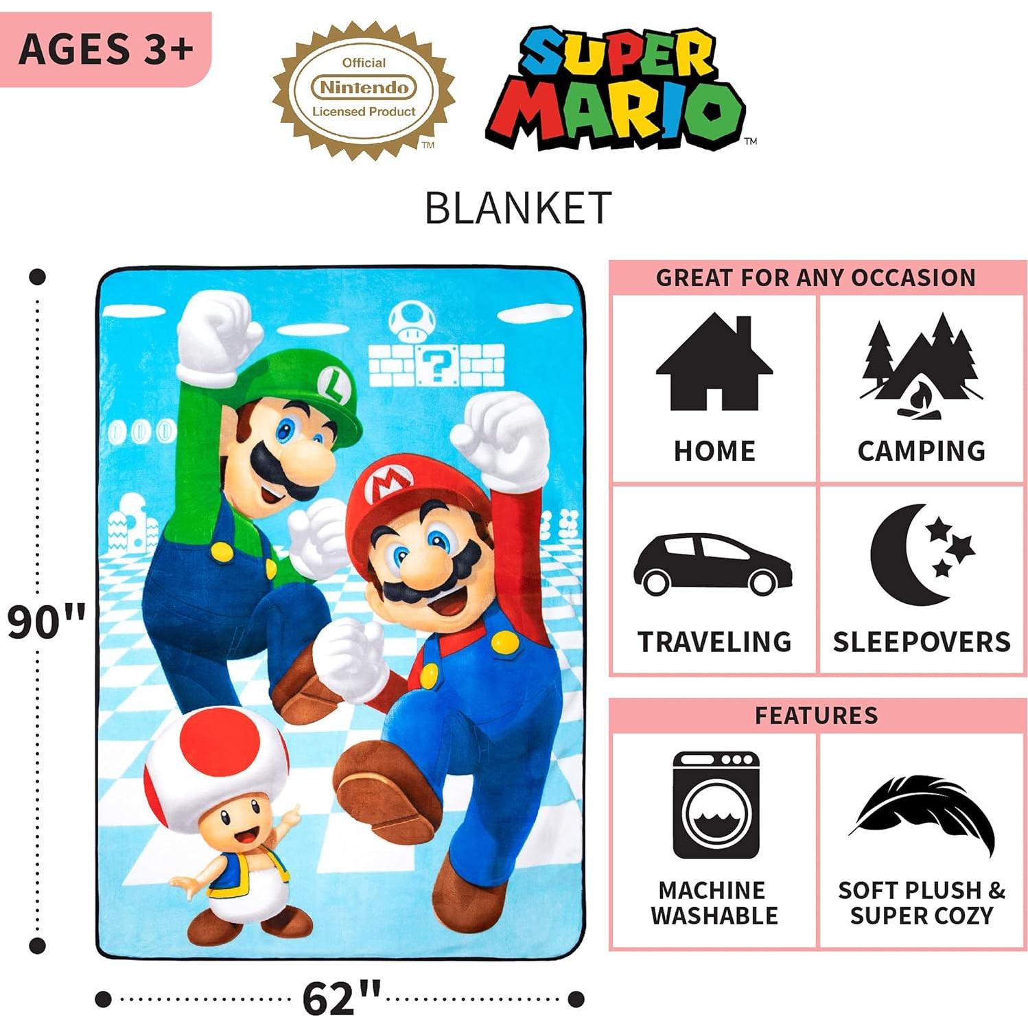 Manta Franco Kids Super Suave Micro Raschel 157x229 cm Mario