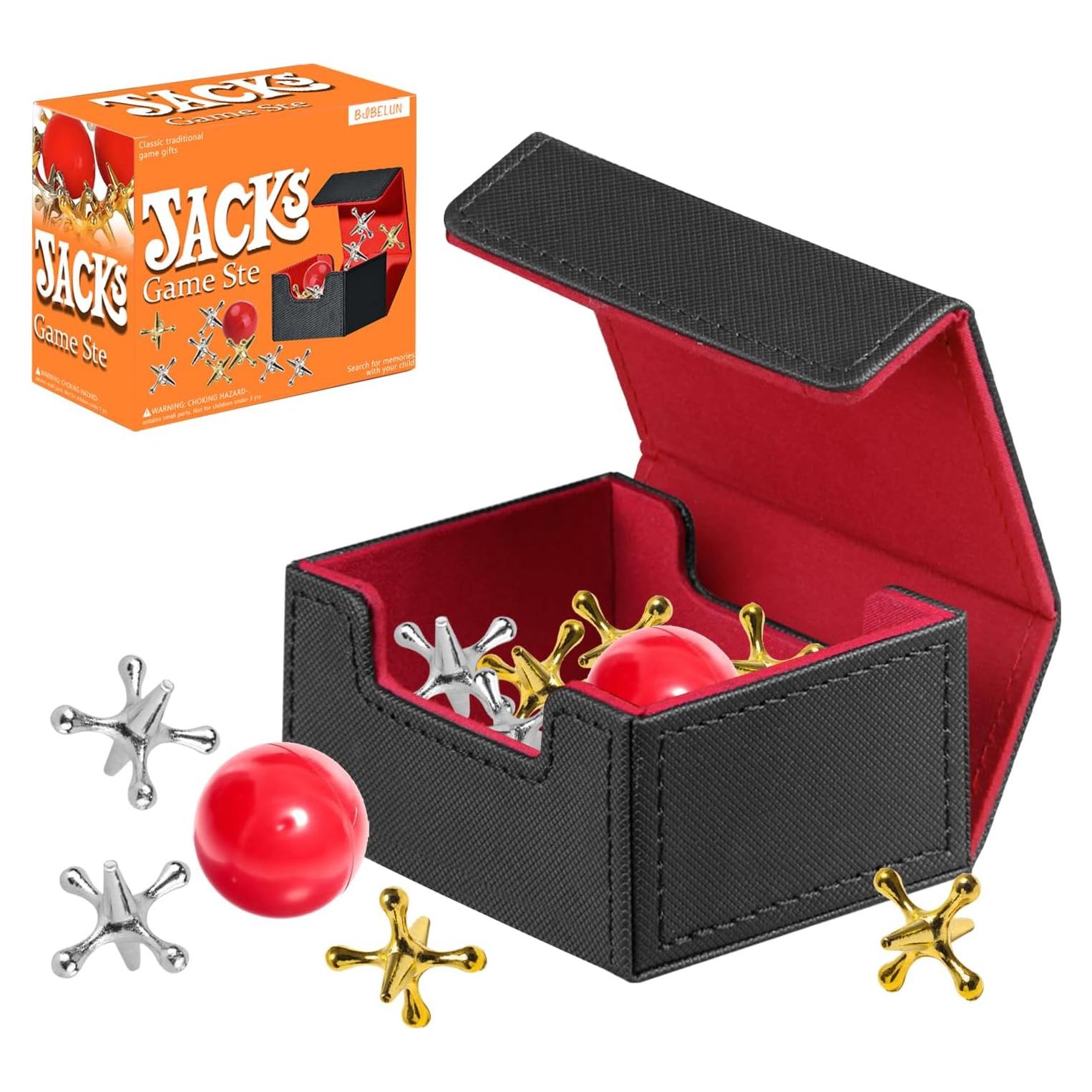 Juego de Jacks Metálicos BLIENCE con 20 Jax y 2 Pelotas