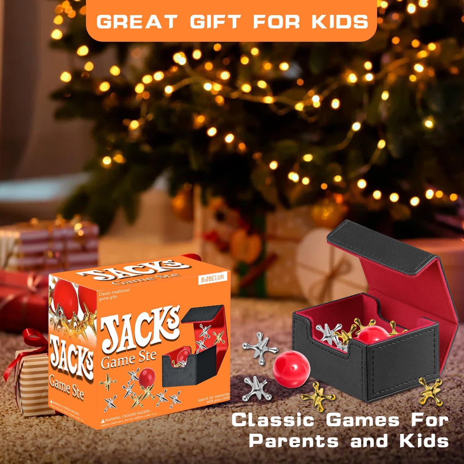 Juego de Jacks Metálicos BLIENCE con 20 Jax y 2 Pelotas