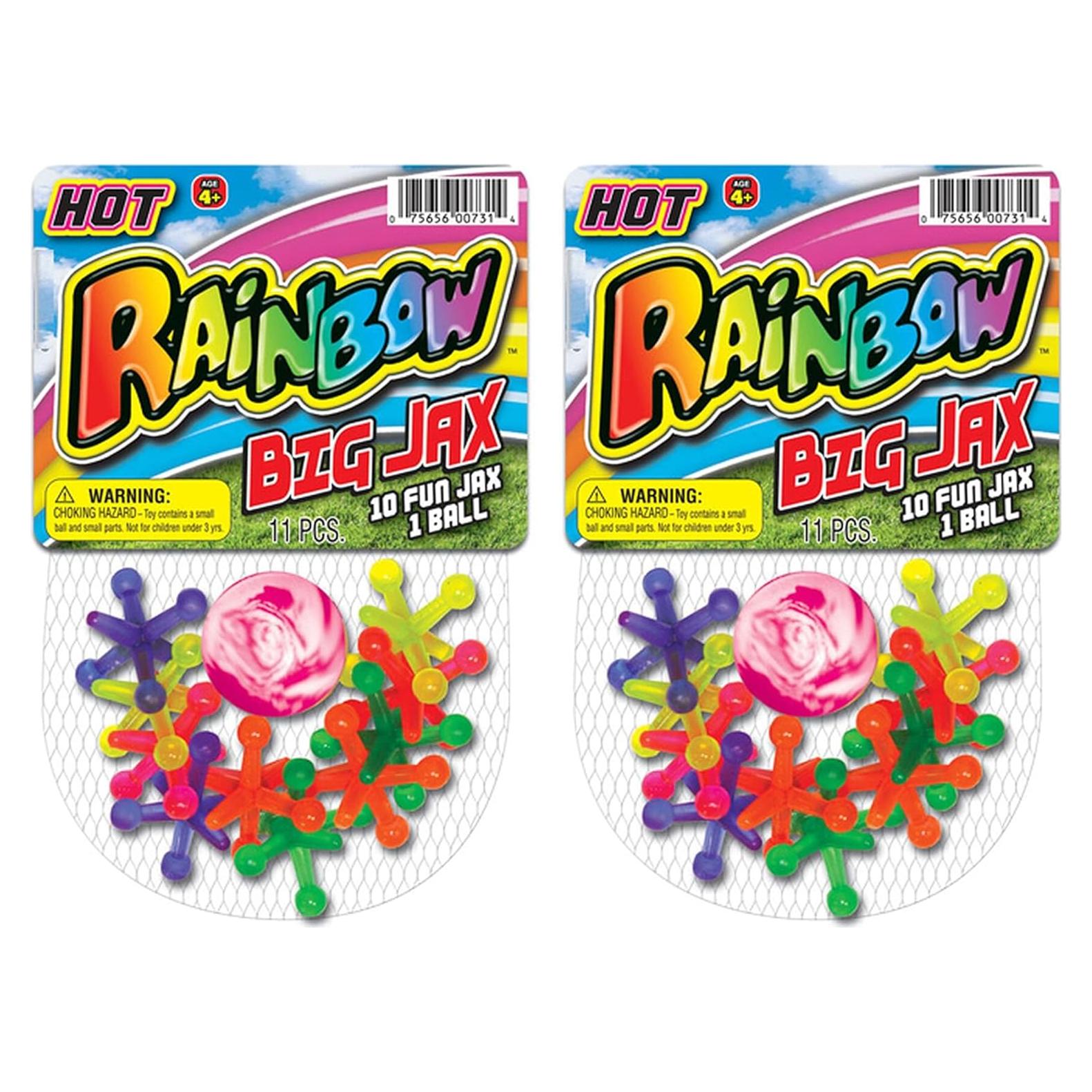 Conjunto de Juguetes JA-RU Jacks Arcoíris 2 Paquetes 90.7g