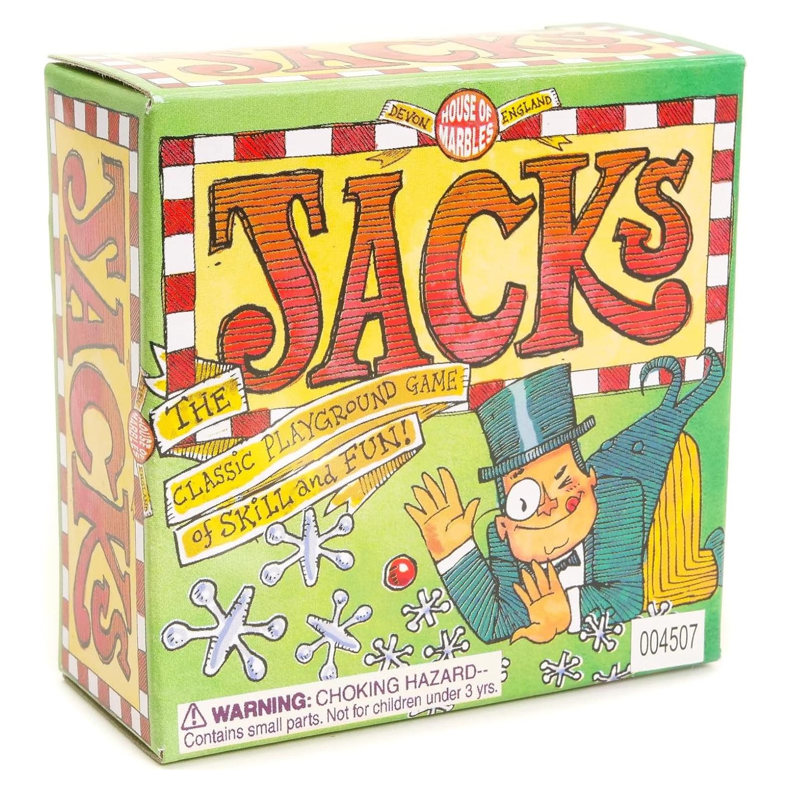 Juego de Jacks Casa de Canicas con Pelota y Bolsa - 3 años+