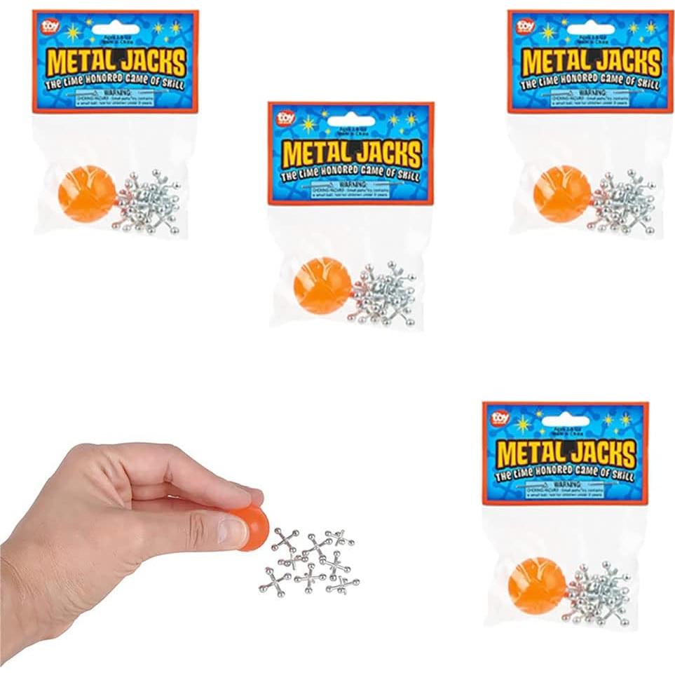 Juego de Jacks de Metal The Dreidel Company - Set 4 Piezas