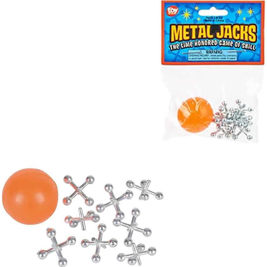 Juego de Jacks de Metal The Dreidel Company - Set 4 Piezas