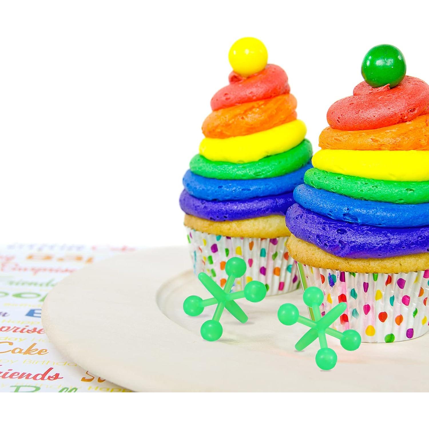 Juego de Jacks Clásico Tatuo 10 Piezas con Pelotas Neón