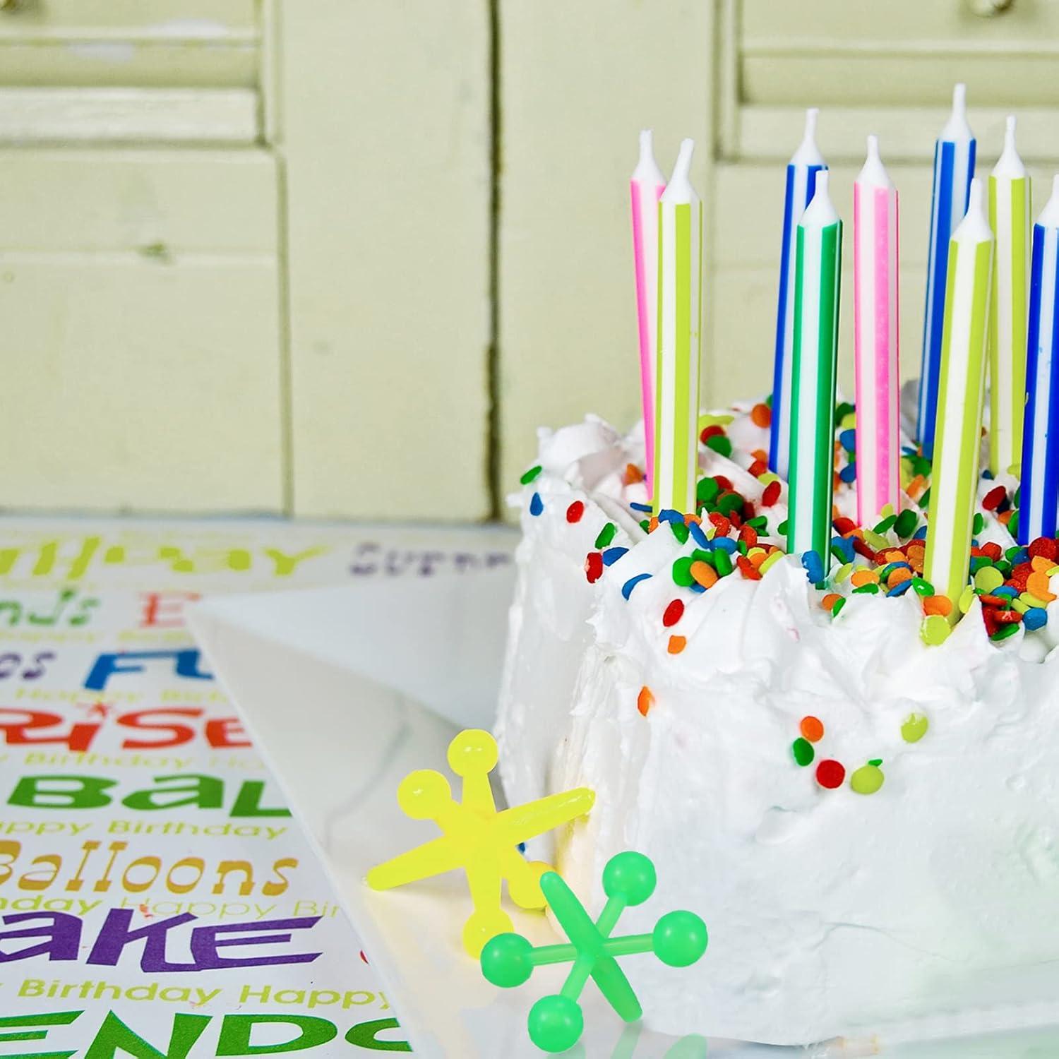 Juego de Jacks Clásico Tatuo 10 Piezas con Pelotas Neón