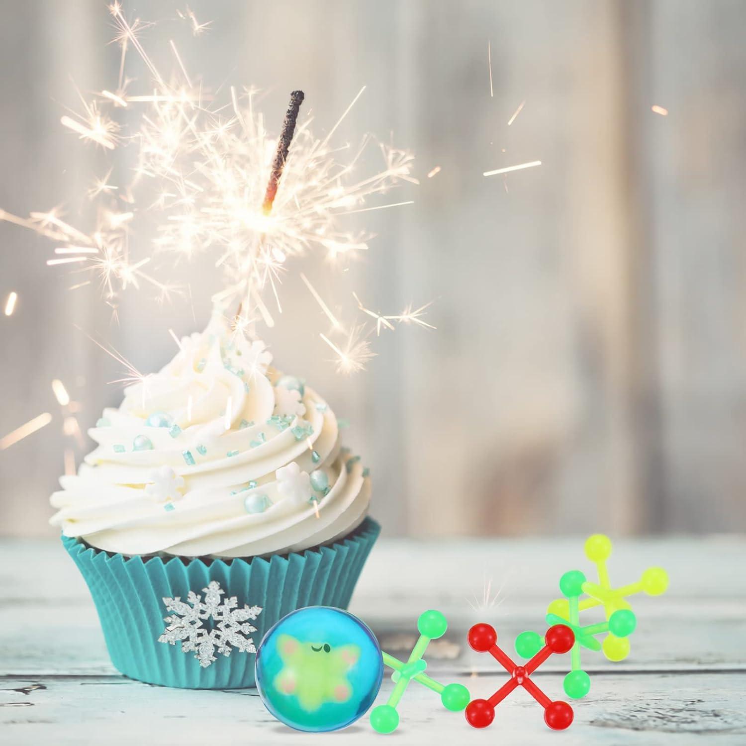 Juego de Jacks Clásico Tatuo 10 Piezas con Pelotas Neón