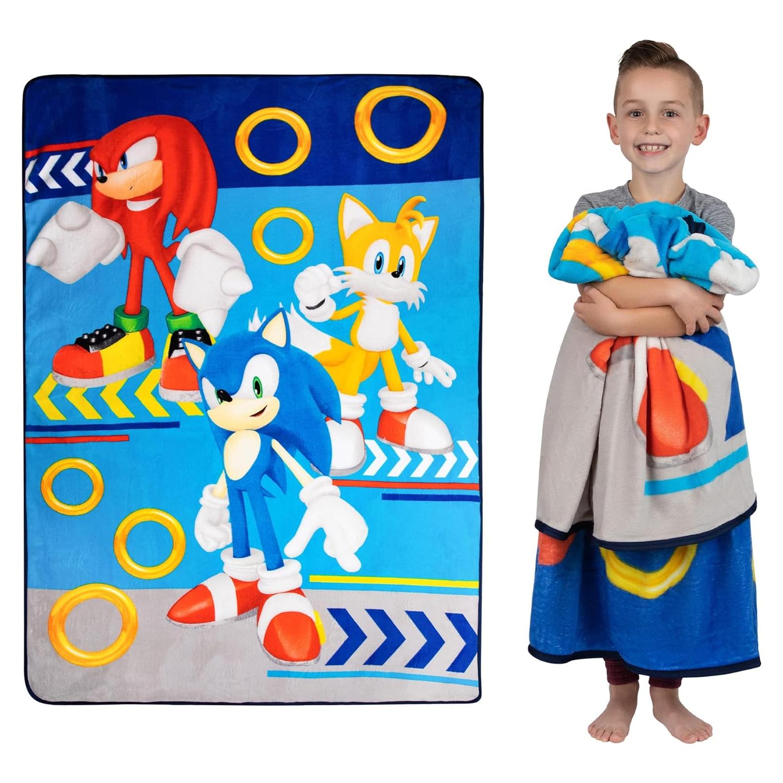 Manta de Felpa Sonic The Hedgehog Franco 157x229 cm