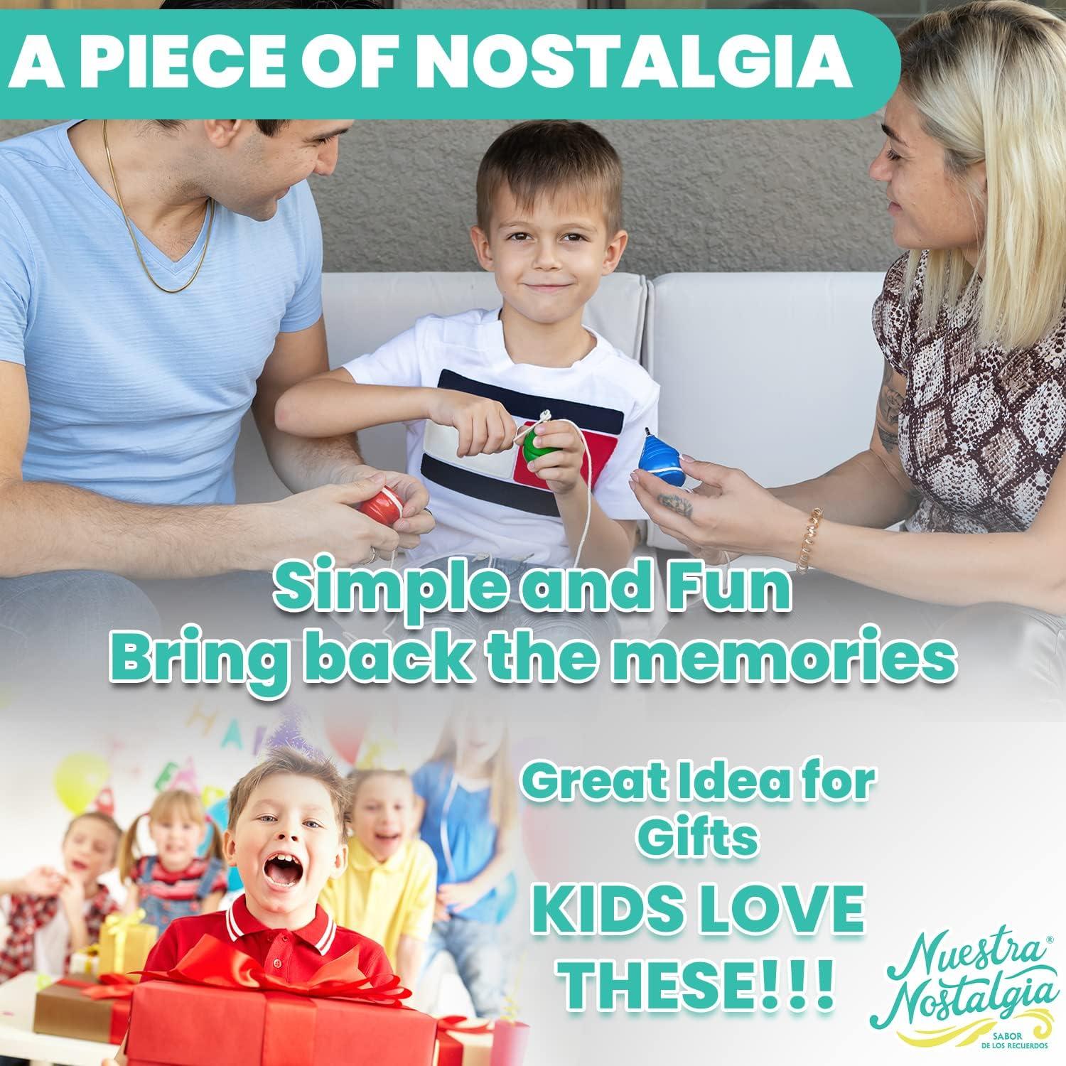 Set de 3 Trompos Clásicos de Madera Yajua - Juguete Educativo