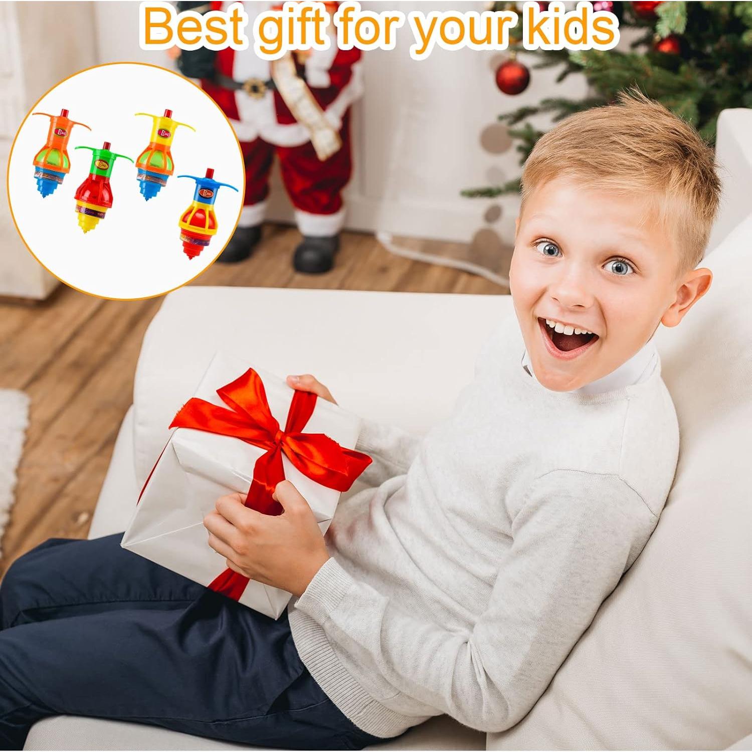 20 Trompos Iluminados Starhig para Niños - Juguetes LED para Fiestas