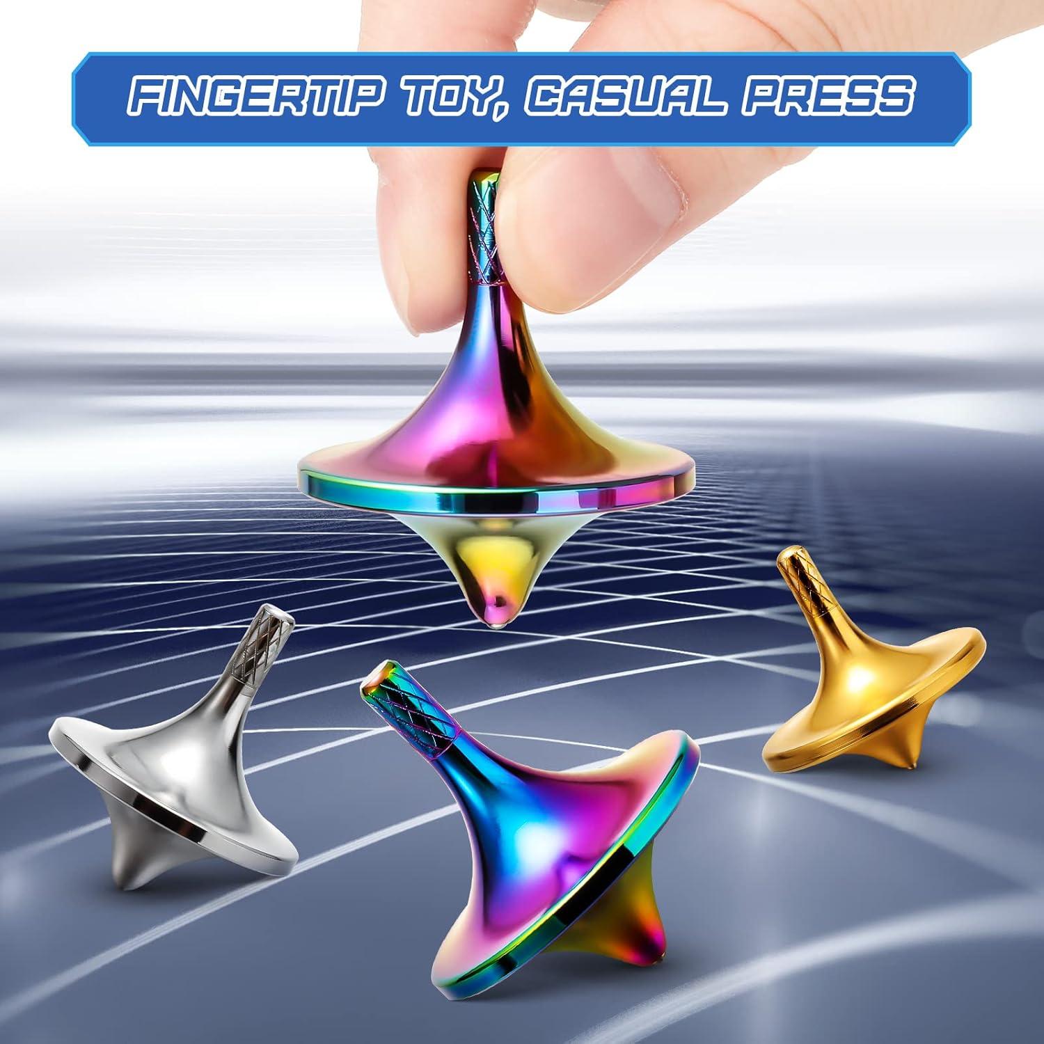 Juguete Giratorio de Metal Leitee - 3 Piezas, Alivio Estrés