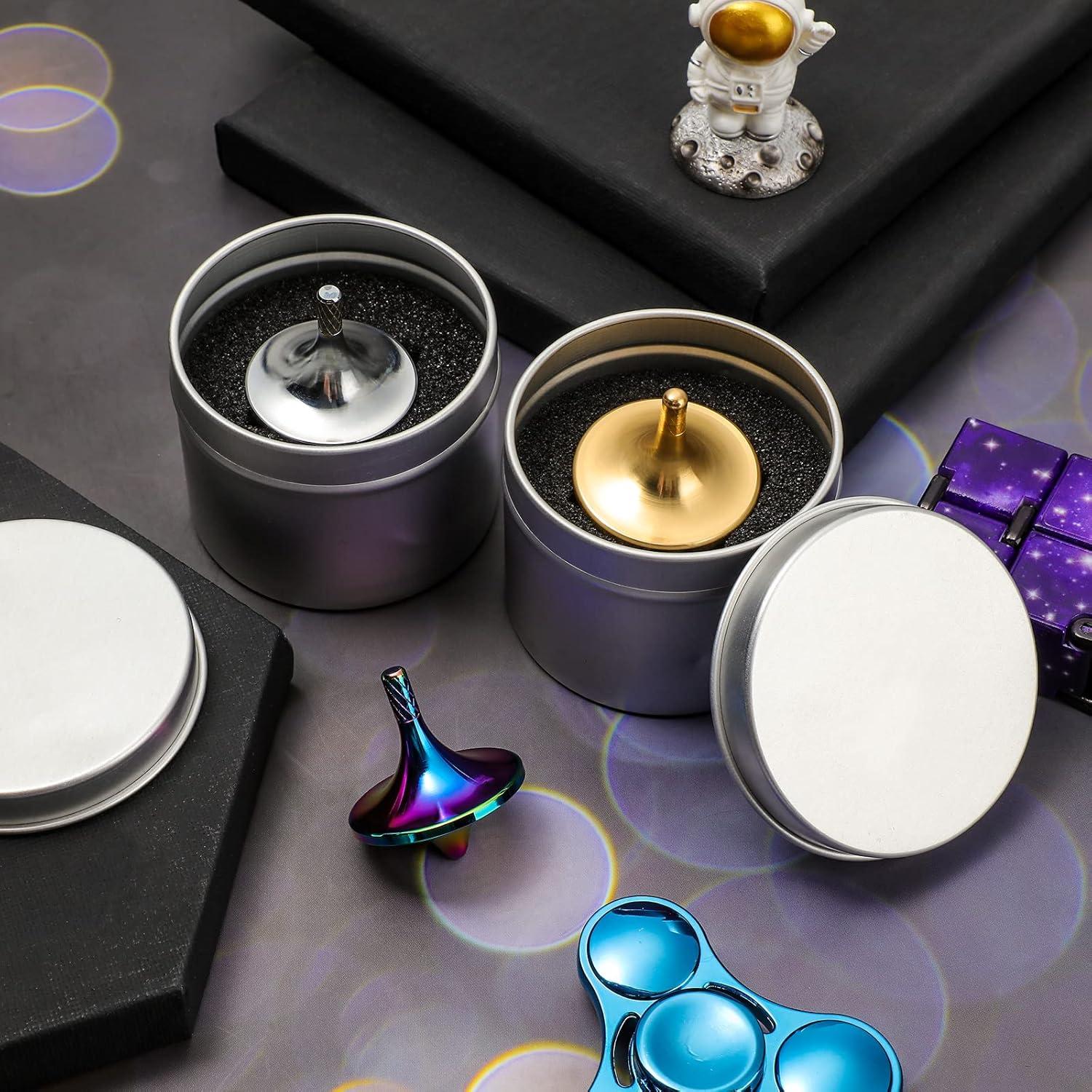 Juguete Giratorio de Metal Leitee - 3 Piezas, Alivio Estrés