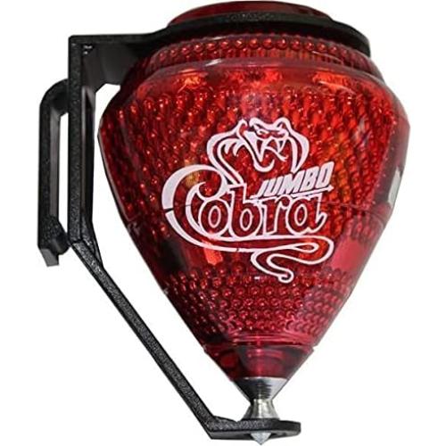 Paquete de 3 Trompos Jumbo Cobra Cometa - Plástico Durable con Punta de Metal