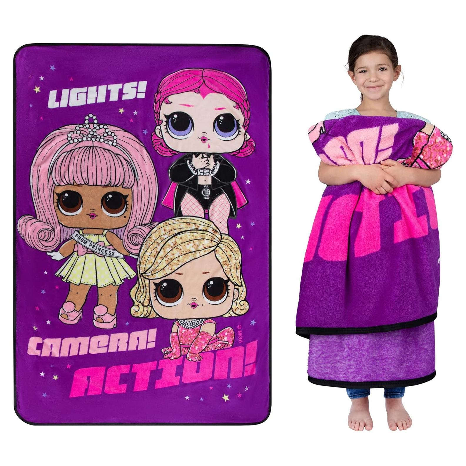 Manta Franco Kids LOL Surprise 157x229 cm Micro Raschel