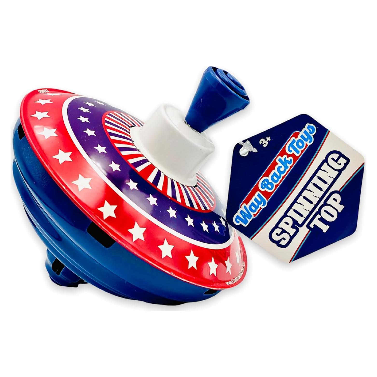 Trompo Way Back Toys, Juguete giratorio colorido 12.7 cm