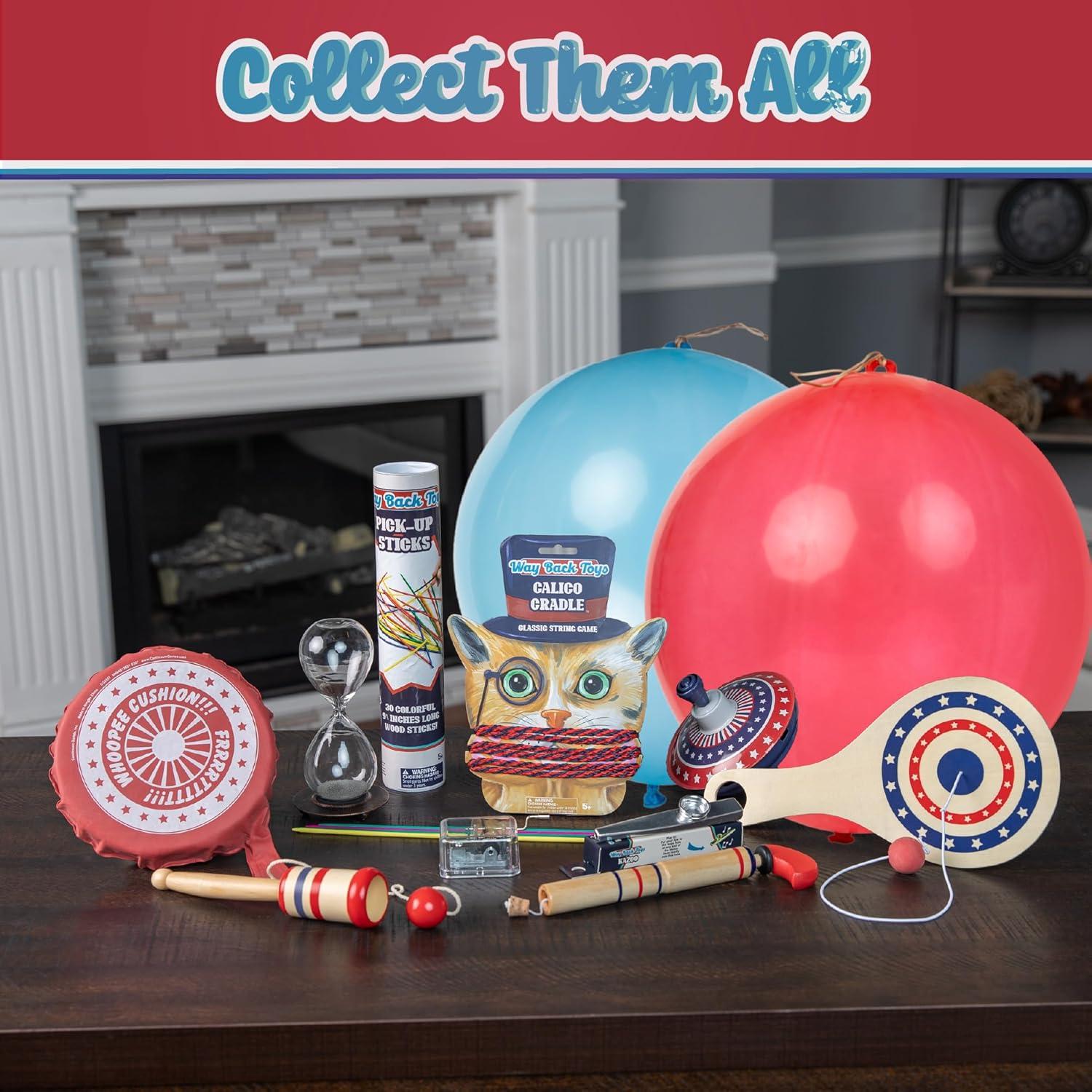 Trompo Way Back Toys, Juguete giratorio colorido 12.7 cm