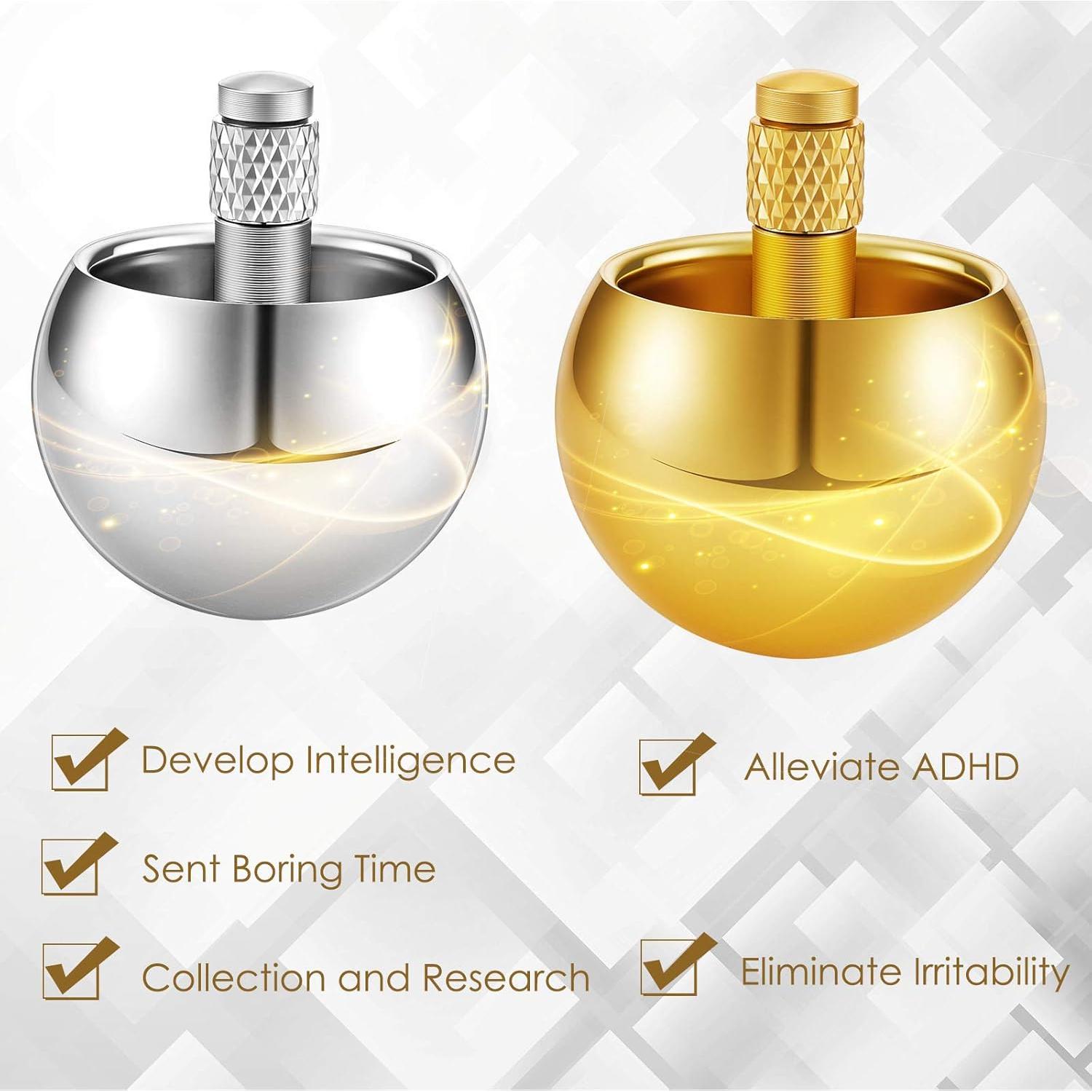 Trompos Invertidos de Metal Skylety - 2 Piezas Educativos