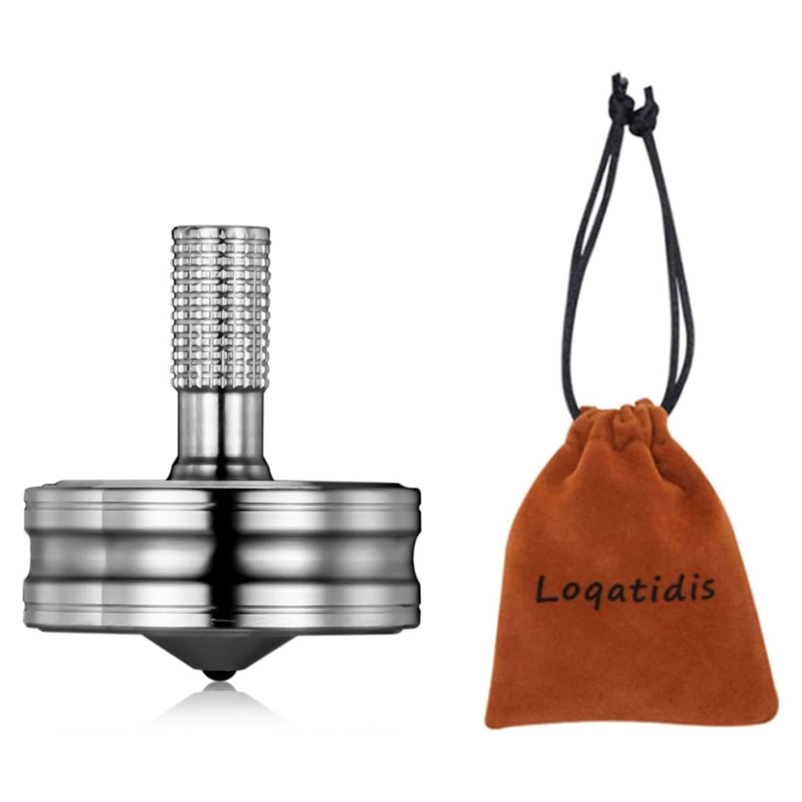 Trompo Giratorio de Acero Inoxidable LOQATIDIS - Plata