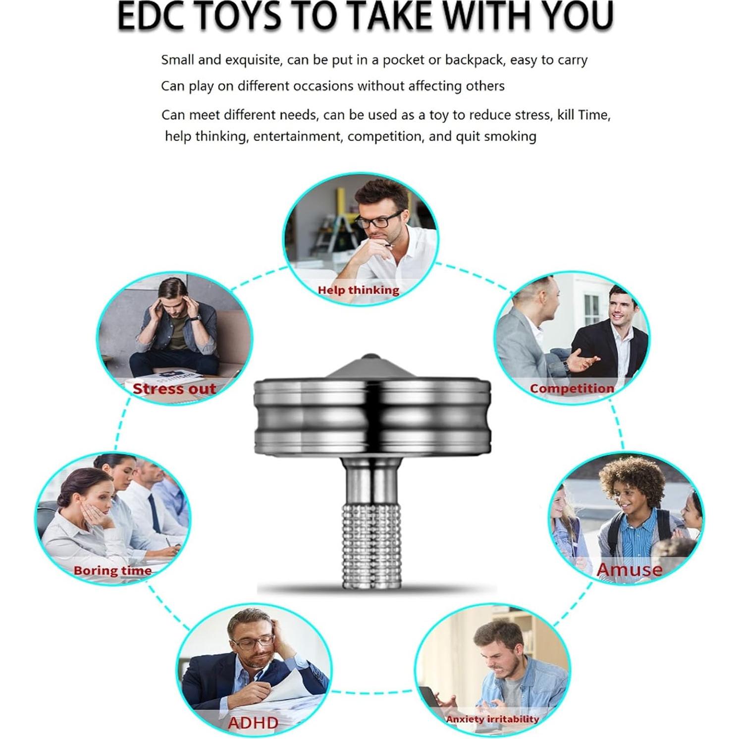 Trompo Giratorio de Acero Inoxidable LOQATIDIS - Plata