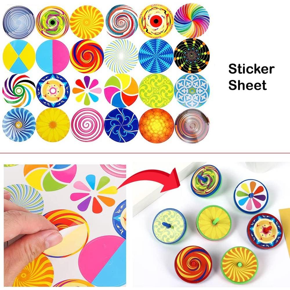 Set de 24 Trompos Mini Giratorios LED Liberty Imports