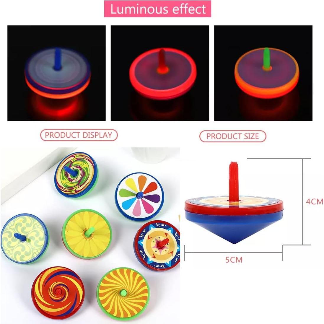 Set de 24 Trompos Mini Giratorios LED Liberty Imports