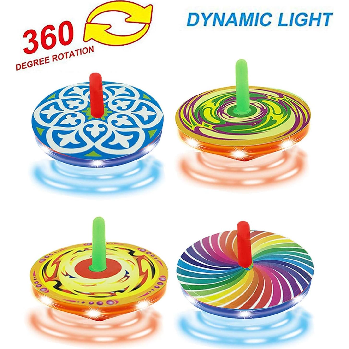 Set de 24 Trompos Mini Giratorios LED Liberty Imports