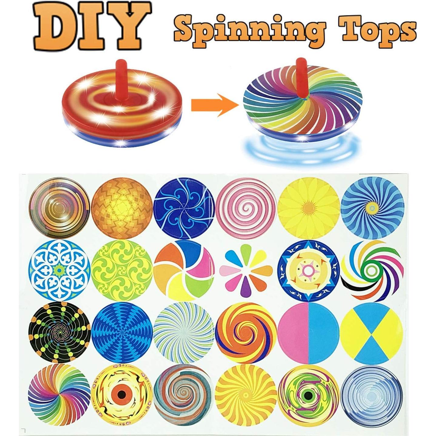 Set de 24 Trompos Mini Giratorios LED Liberty Imports