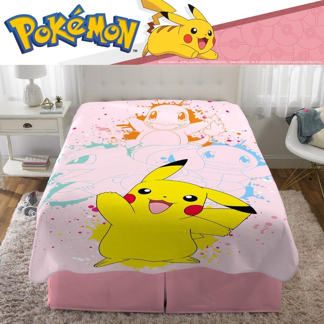 Manta Pokémon Franco Pika Pals 157x229 cm Suave Niños