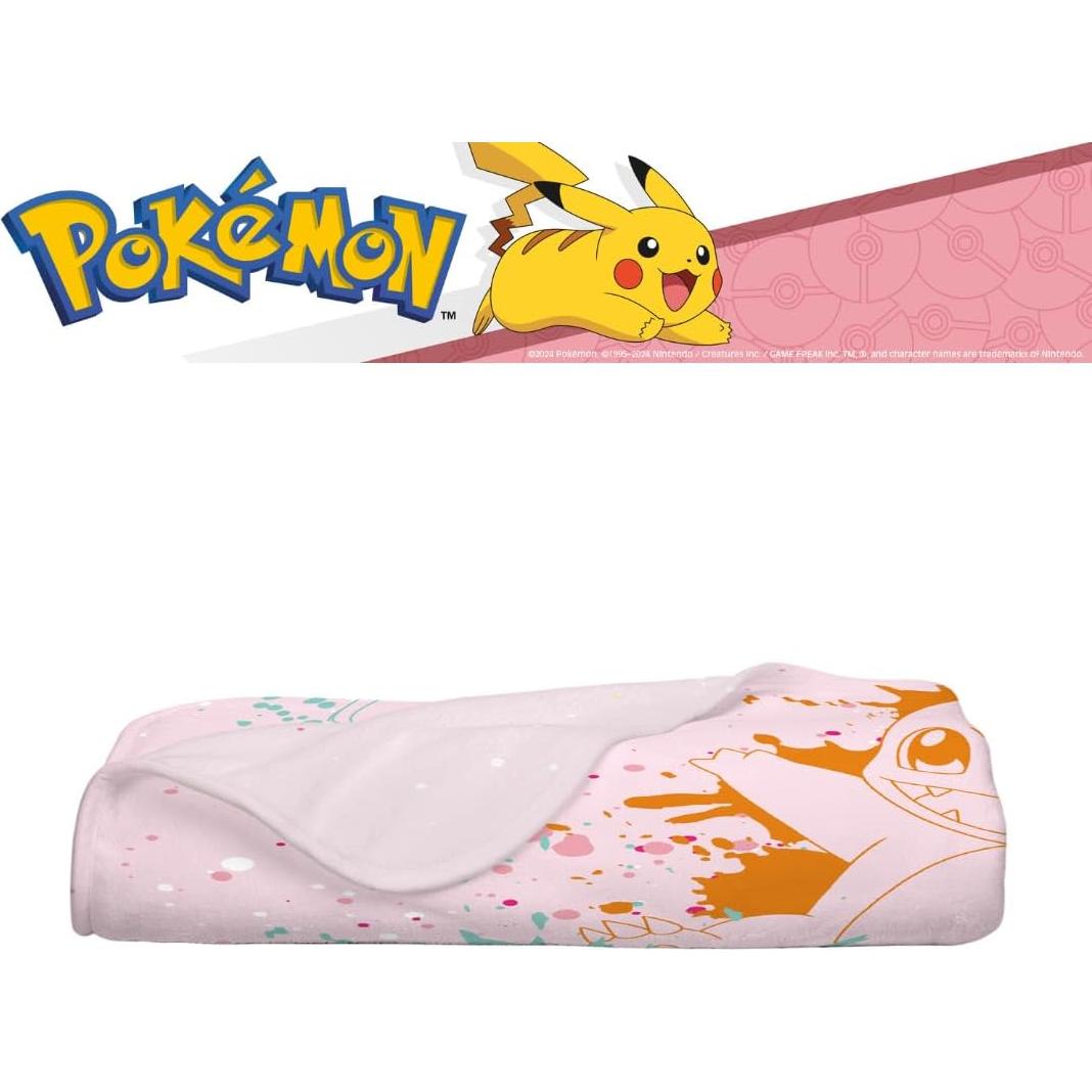 Manta Pokémon Franco Pika Pals 157x229 cm Suave Niños