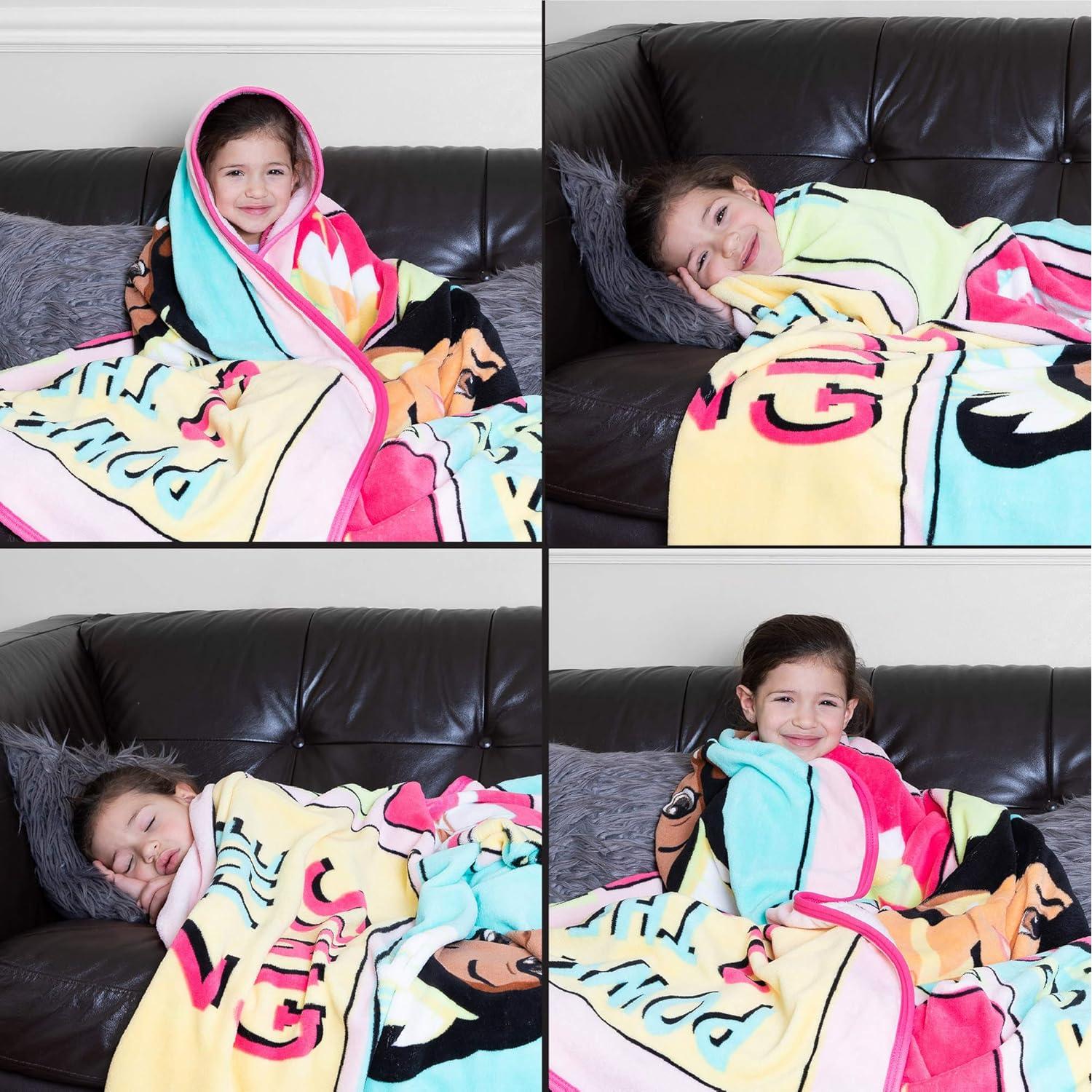 Manta Suave para Niños Disney Princesa 157x229 cm Franco