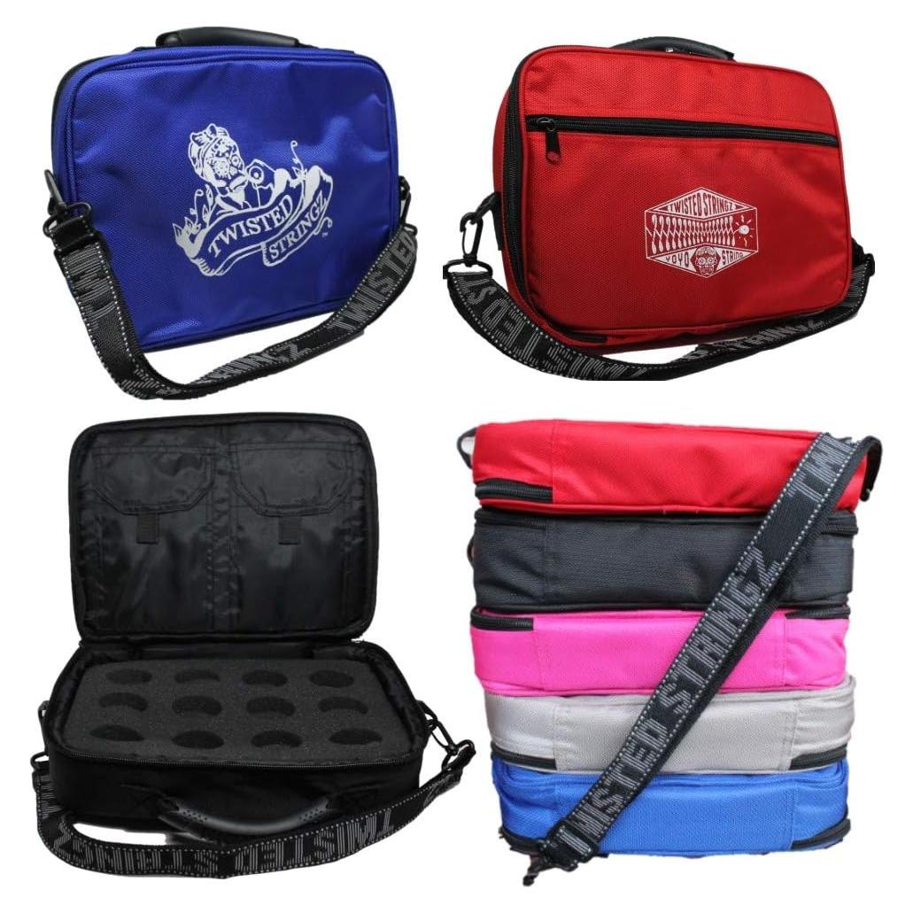 Bolsa para Yo-Yo Twisted Stringz Azul - Capacidad 12 Yo-Yos