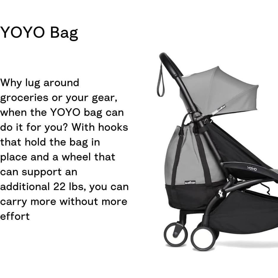 Bolsa de Almacenamiento Babyzen YOYO Gris - Soporta 10 kg
