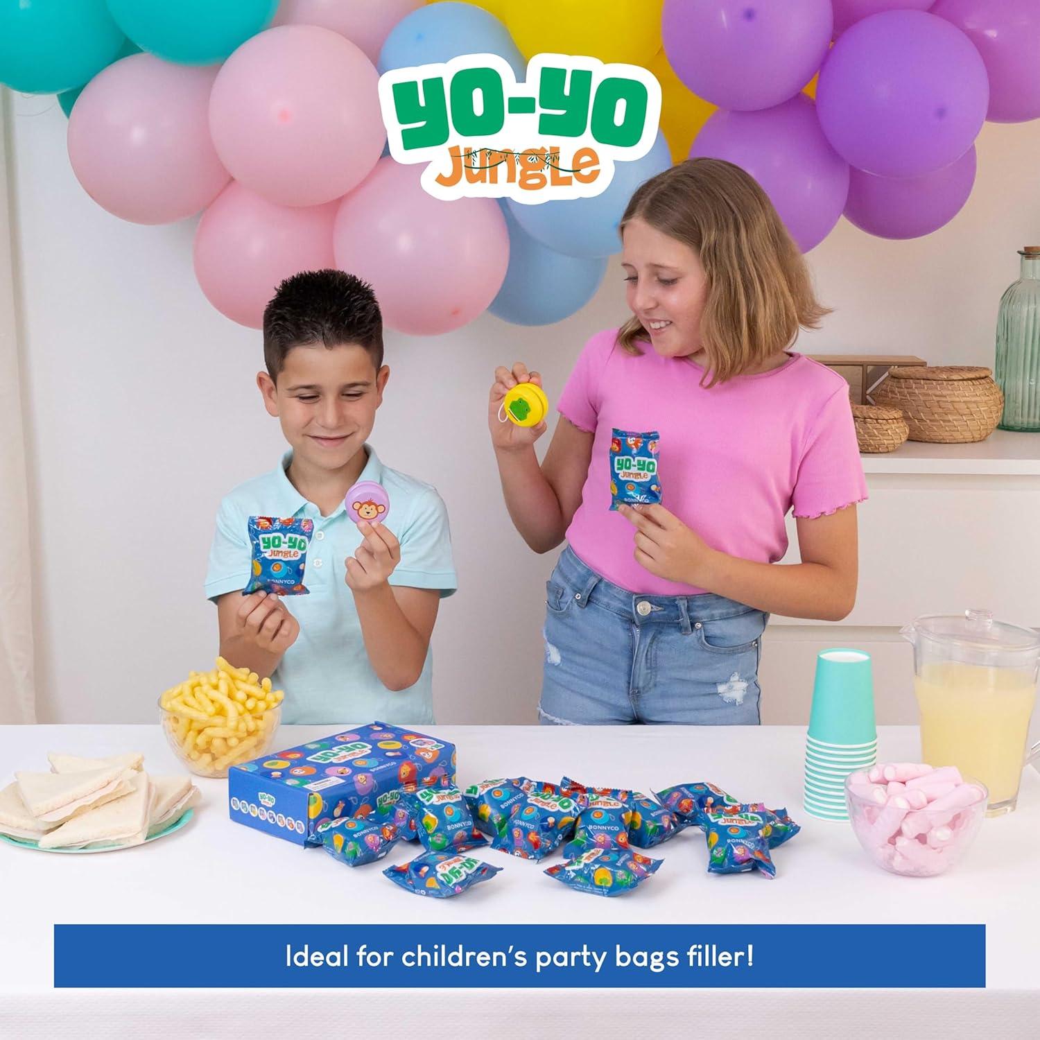 Yo Yo de Madera para Niños Bonnyco - Paquete 16 Animales