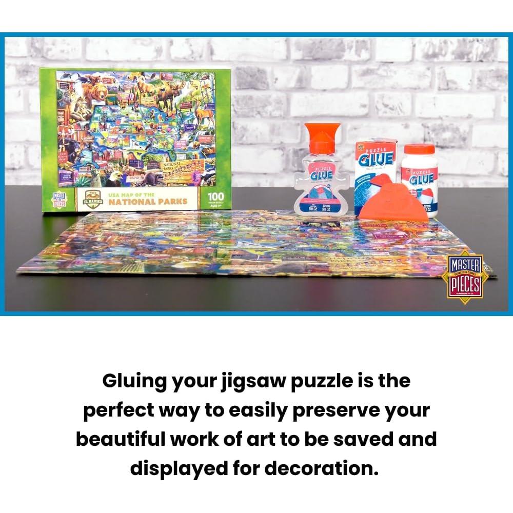Pegamento para Rompecabezas MasterPieces 300 ml con Espátula