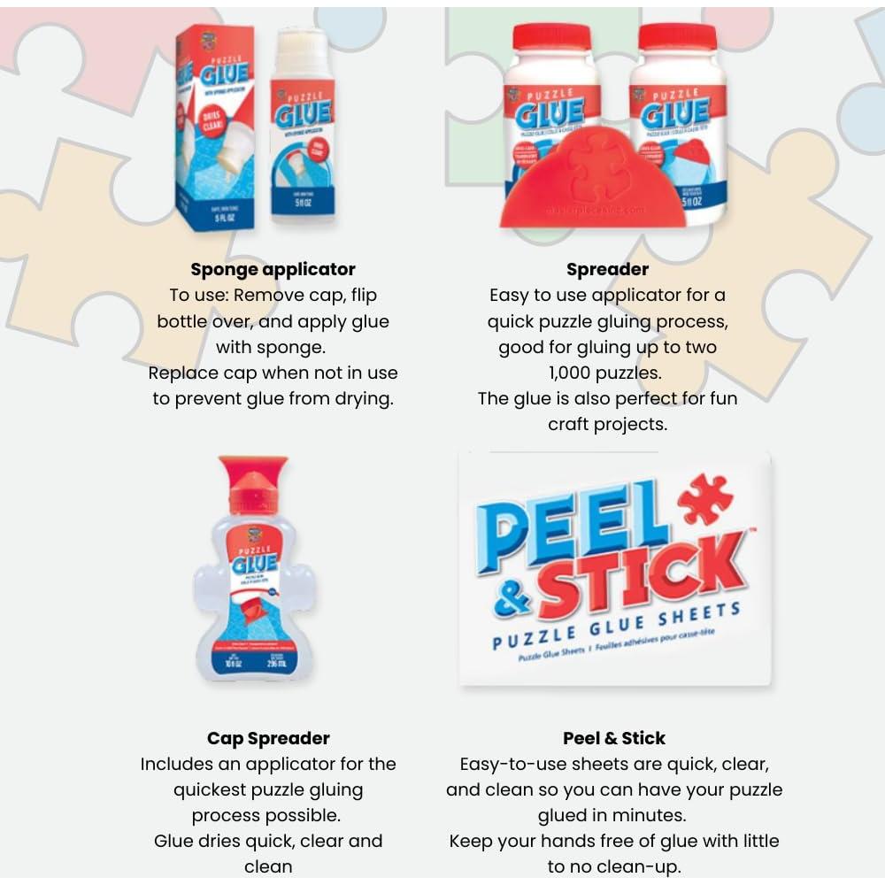 Pegamento para Rompecabezas MasterPieces 300 ml con Espátula