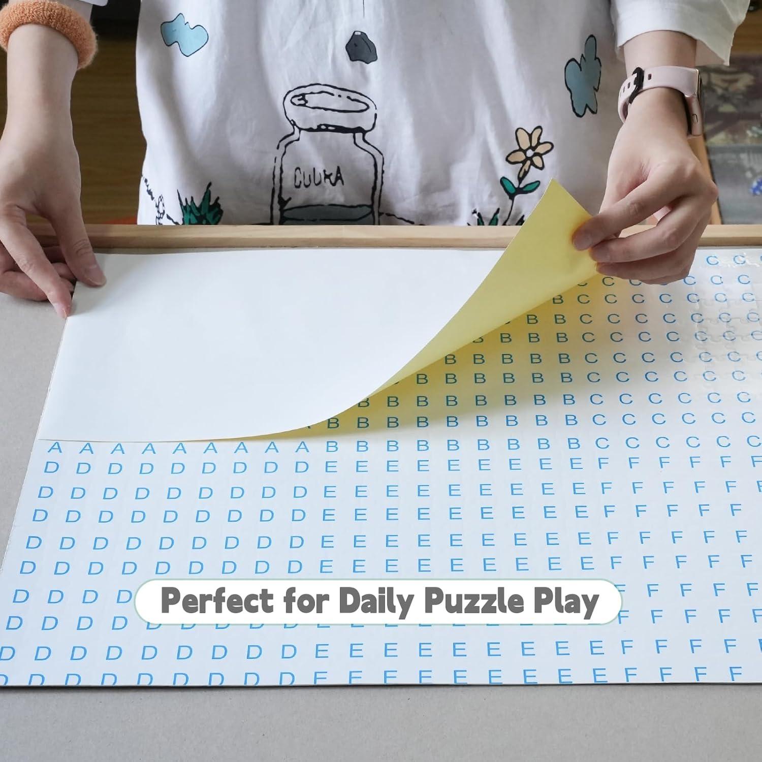 Hojas Adhesivas ALL4JIG para Rompecabezas 1000-3000 Piezas - 24 Pack