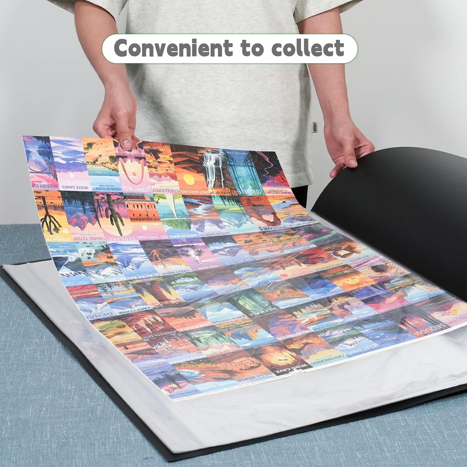 Hojas Adhesivas ALL4JIG para Rompecabezas 1000-3000 Piezas - 24 Pack