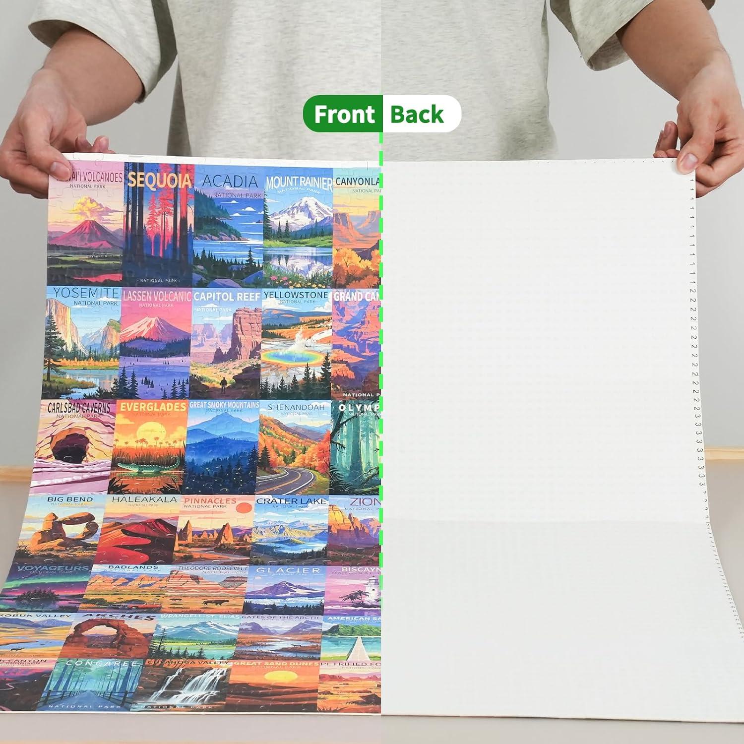 Hojas Adhesivas ALL4JIG para Rompecabezas 1000-3000 Piezas - 24 Pack