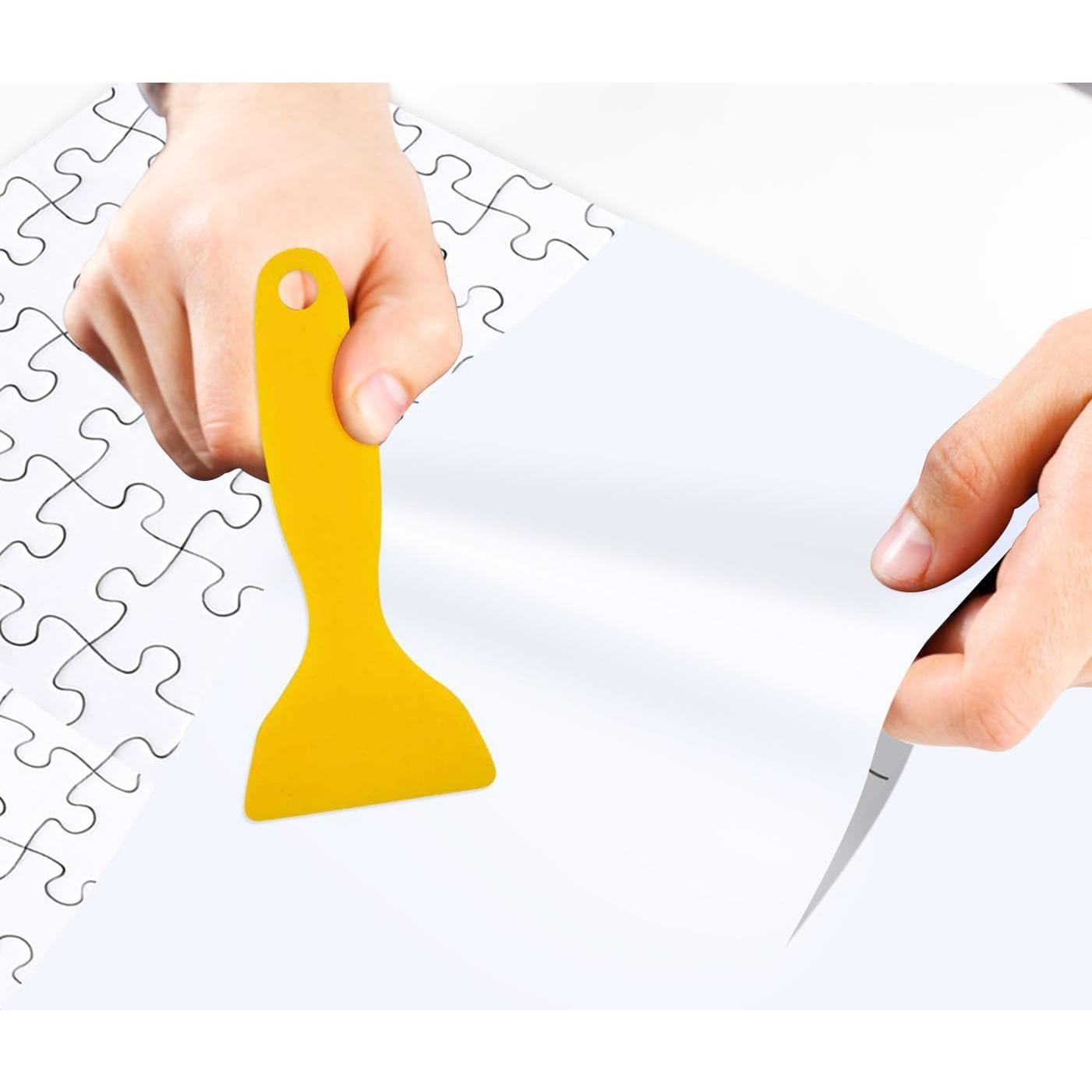 HEIPINIUYE 6 Puzzle Saver Sheets Peel and Stick, Preserve 1 × 1000 Pieces Jigsaw Puzzles, Puzzle Glue Sheets for Easy Framing of Finished Puzzles