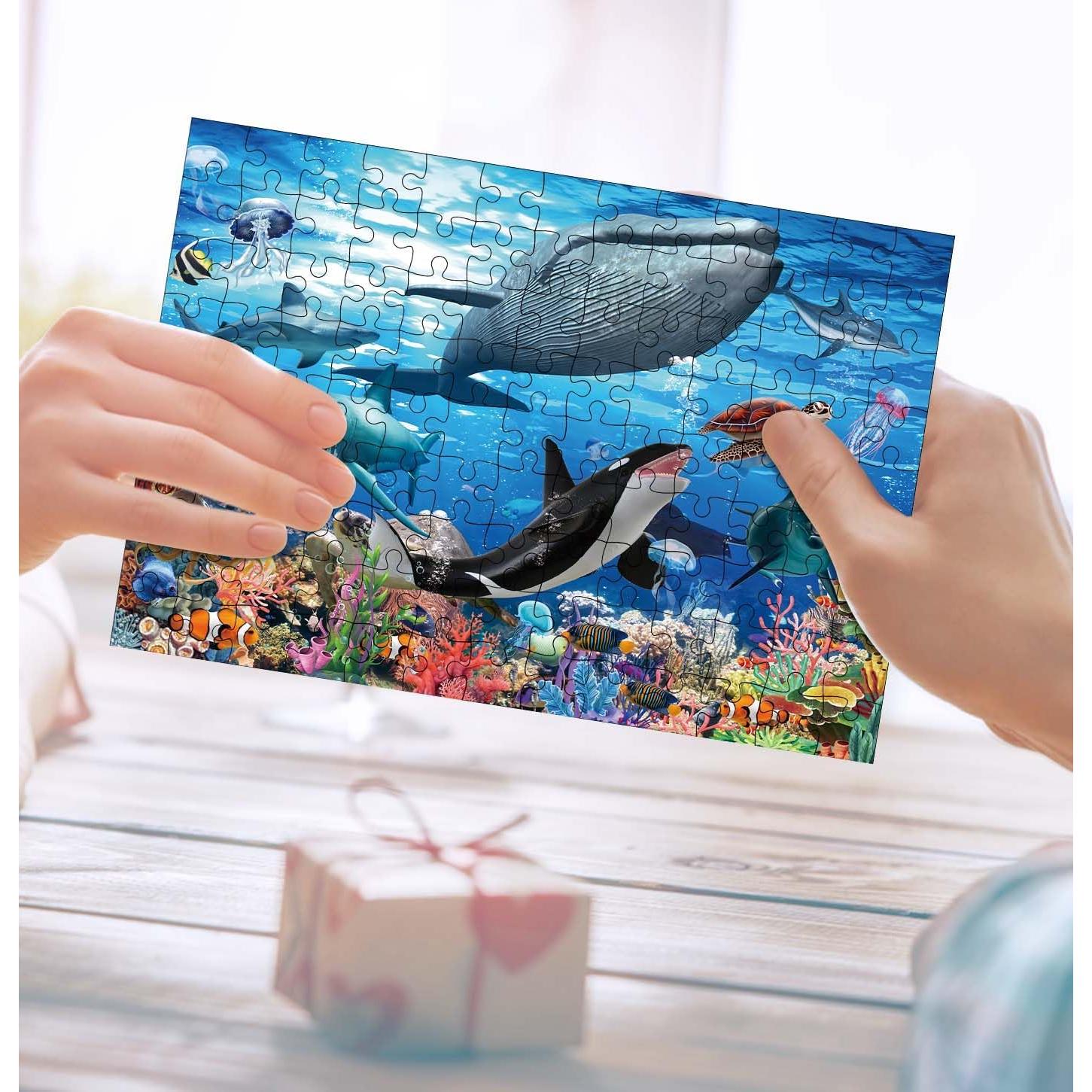 HEIPINIUYE 6 Puzzle Saver Sheets Peel and Stick, Preserve 1 × 1000 Pieces Jigsaw Puzzles, Puzzle Glue Sheets for Easy Framing of Finished Puzzles