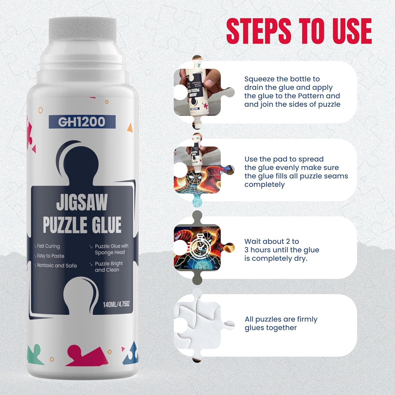 Pegamento para Rompecabezas GH1200 - 280ml (2x140ml) Secado Rápido