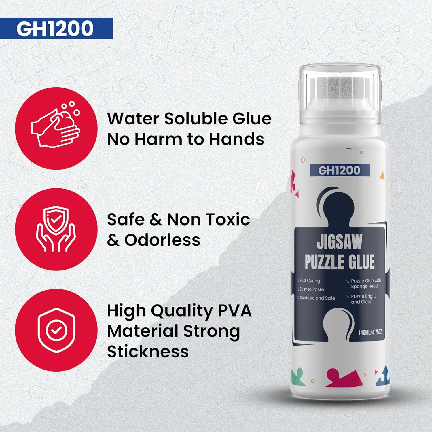 Pegamento para Rompecabezas GH1200 - 280ml (2x140ml) Secado Rápido