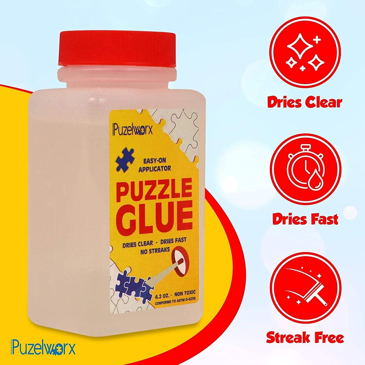 Pegamento para Rompecabezas PuzzleWorx 240 ml, Paquete de 2