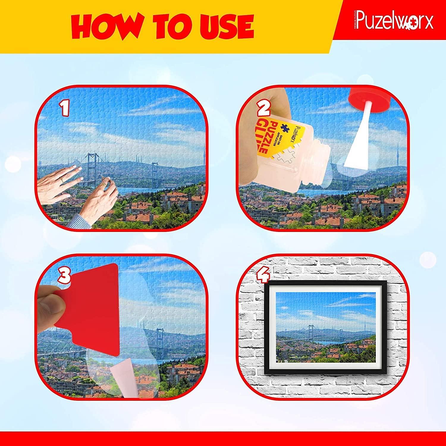 Pegamento para Rompecabezas PuzzleWorx 240 ml, Paquete de 2